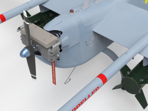 UAV military aircraft drone 3D Model