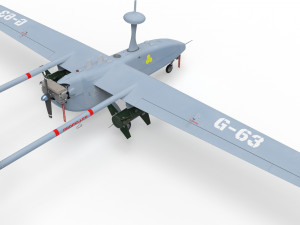 UAV military aircraft drone 3D Model