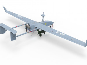 UAV military aircraft drone 3D Model