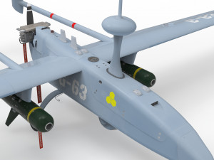UAV military aircraft drone 3D Model