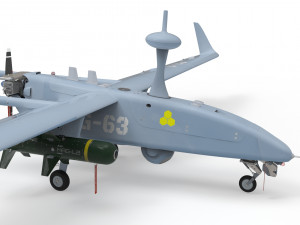 UAV military aircraft drone 3D Model