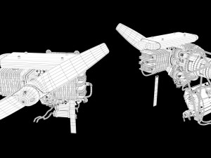 UAV military aircraft drone 3D Model
