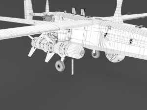 UAV military aircraft drone 3D Model