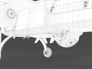 UAV military aircraft drone 3D Model