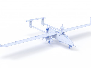 UAV military aircraft drone 3D Model