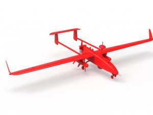 UAV military aircraft drone 3D Model