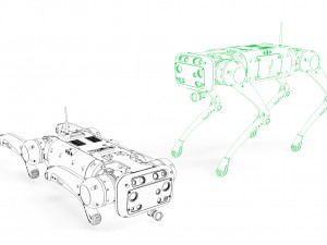 Robot dog 3D Model