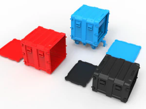 Military Case 3D Model