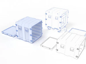 Military Case 3D Model