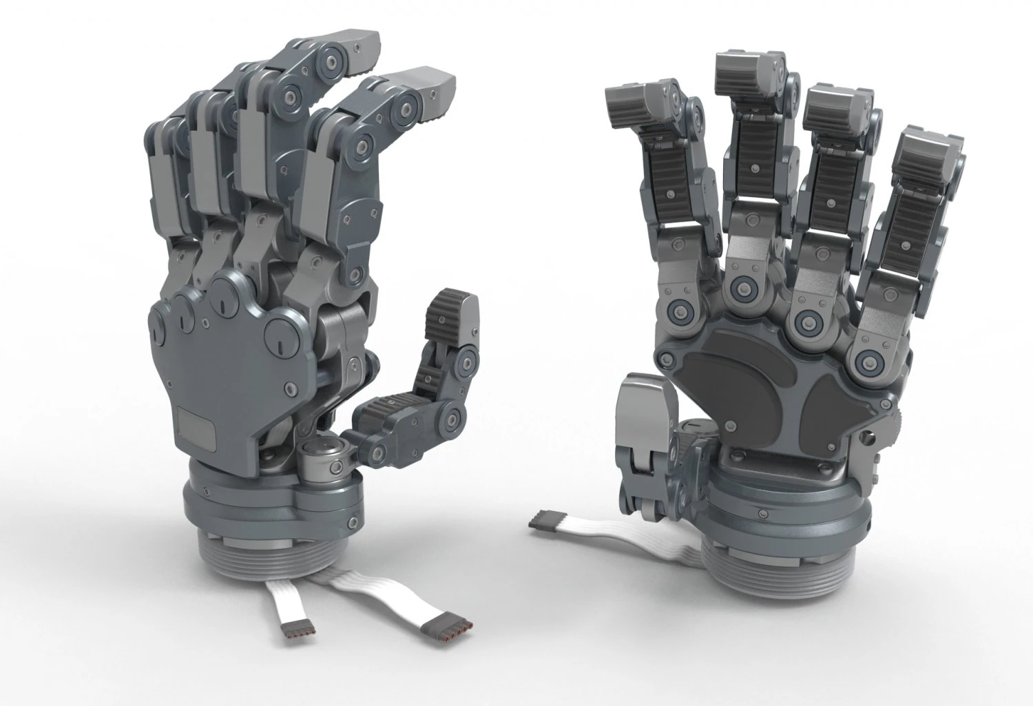 Robot Android Hand 3D Model .c4d .max .obj .3ds .fbx .stl .blend 