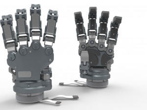 Robot Android Hand Modèle 3D