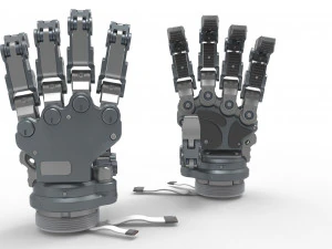 Robot Android Hand 3D Model