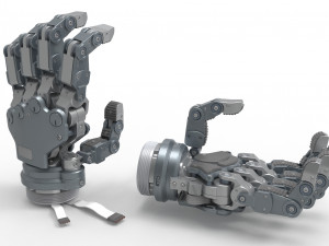Robot Android Hand Modèle 3D