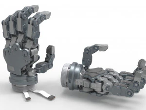 Robot Android Hand 3D Model