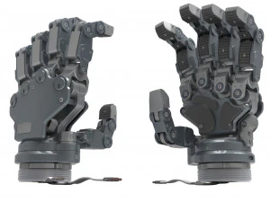 Robot Android Hand 3D Model