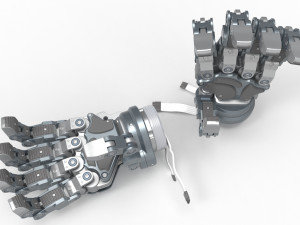 Robot Android Hand Modèle 3D