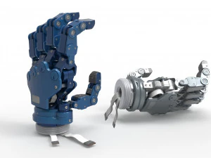 Robot Android Hand 3D Model
