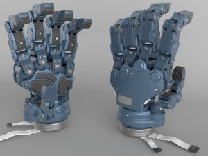 Robot Android Hand Modèle 3D