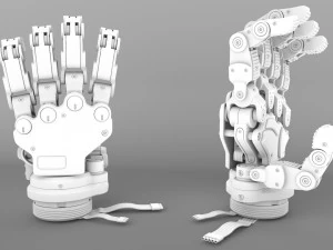 Robot Android Hand 3D Model