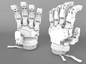 Robot Android Hand 3D Model
