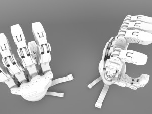 Robot Android Hand Modèle 3D