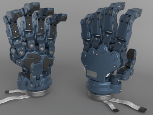 Robot Android Hand Modèle 3D