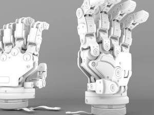 Robot Android Hand 3D Model