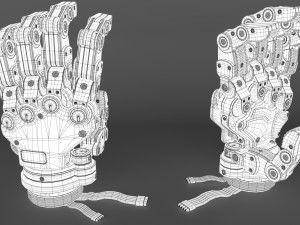 Robot Android Hand Modèle 3D