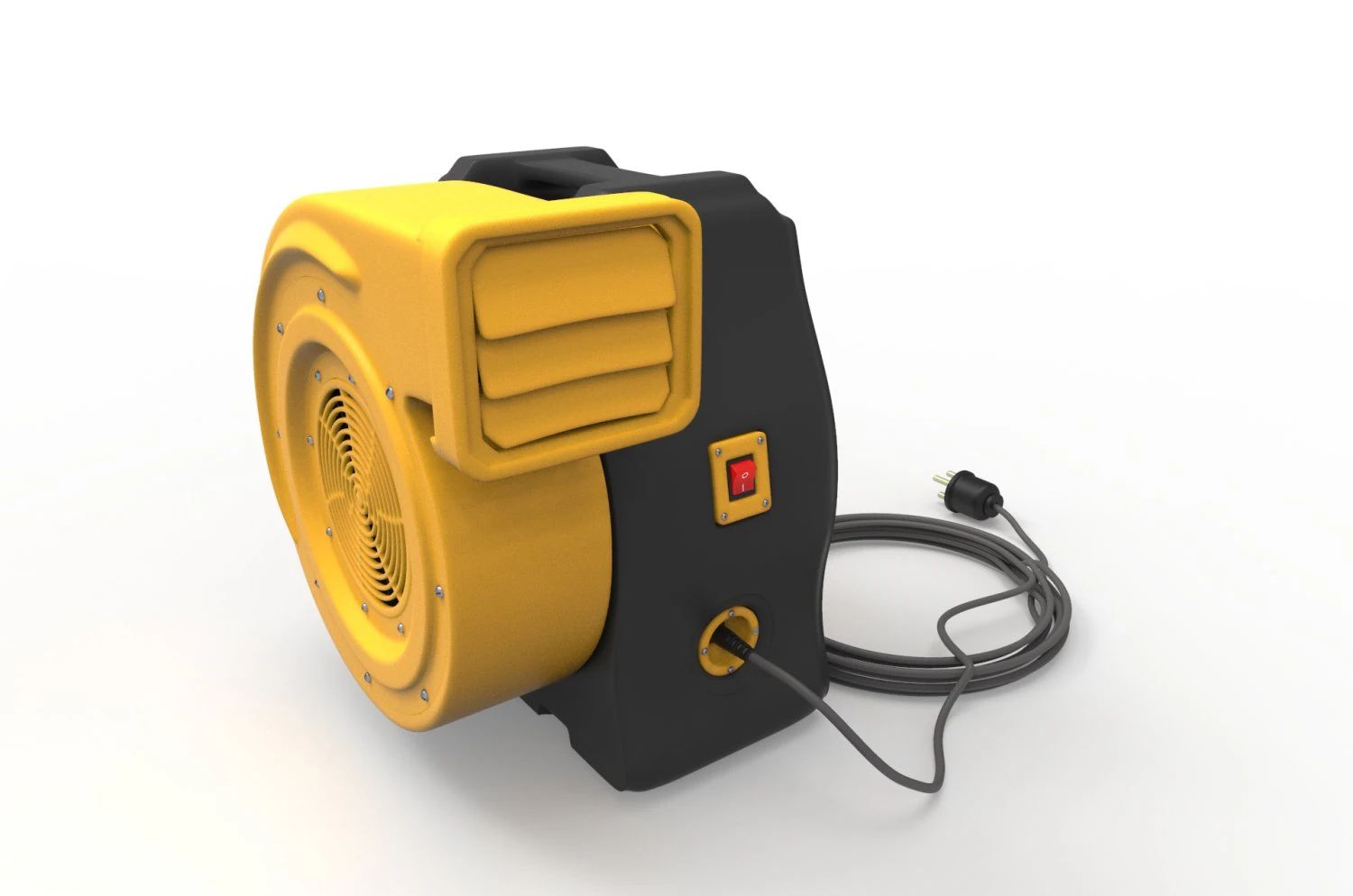 Air Blower 3D Model .c4d .max .obj .3ds .fbx .stl .blend 
