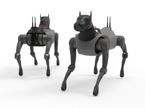 Cyber Robot dog 3D Model