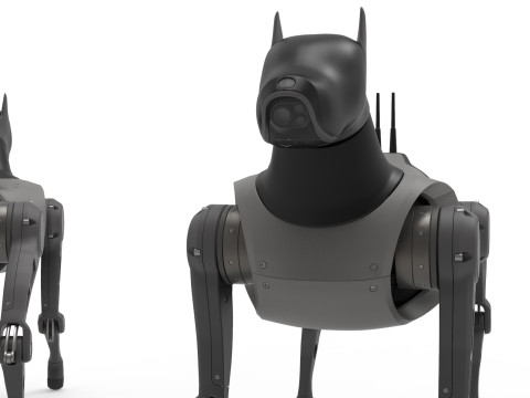 Cyber Robot dog 3D Model