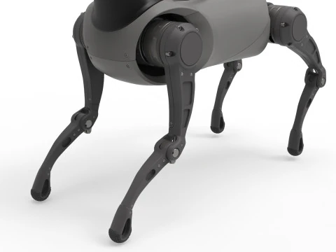 Cyber Robot dog 3D Model