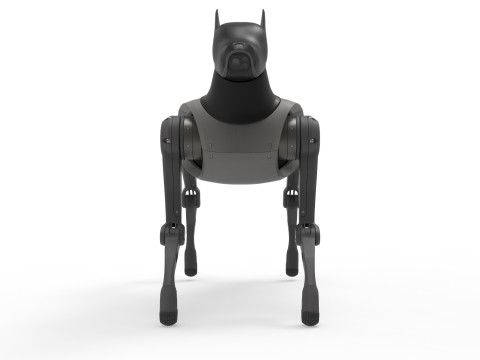 Cyber Robot dog 3D Model
