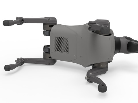 Cyber Robot dog 3D Model