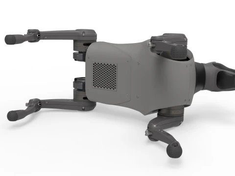 Cyber Robot dog 3D Model