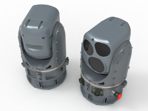 Militaty Thermal Vision Camera 3D Model