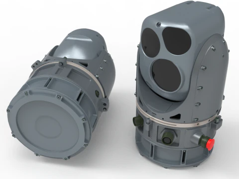 Militaty Thermal Vision Camera 3D Model
