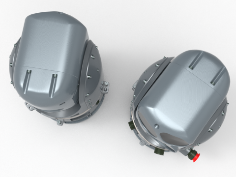 Militaty Thermal Vision Camera 3Dモデル