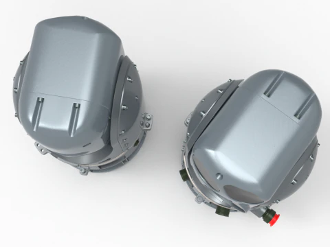 Militaty Thermal Vision Camera 3D Model