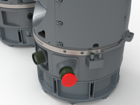 Militaty Thermal Vision Camera 3Dモデル