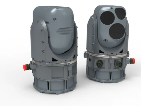 Militaty Thermal Vision Camera 3D Model