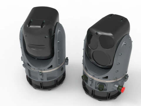 Militaty Thermal Vision Camera 3D Model