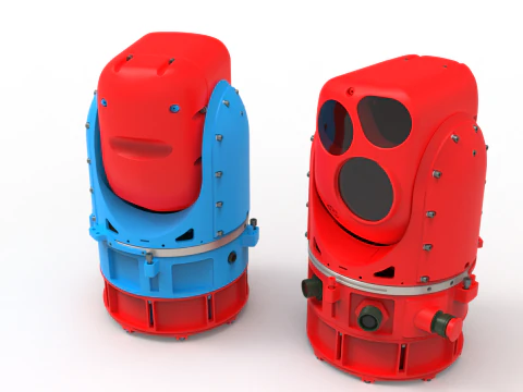Militaty Thermal Vision Camera 3D Model