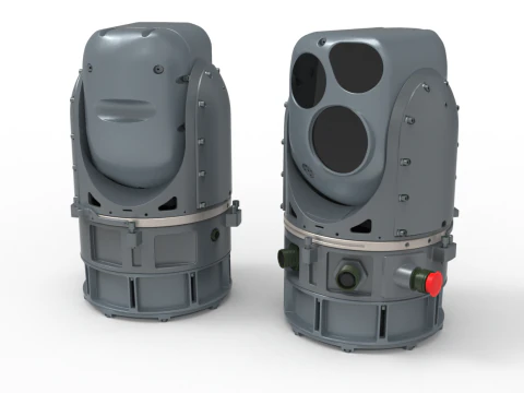 Militaty Thermal Vision Camera 3D Model