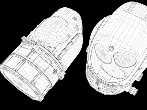 Militaty Thermal Vision Camera 3D Model