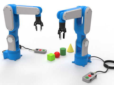 Industrial Robot arm Modèle 3D