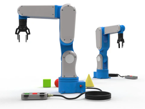 産業用ロボットアーム 3Dモデル