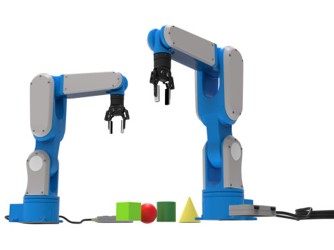Industrial Robot arm 3D Model