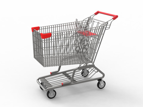 Shopping Cart Model 3D