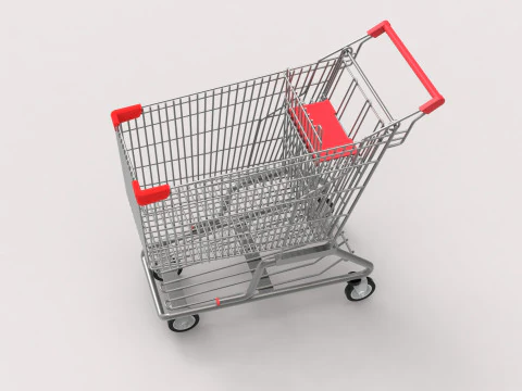 Shopping Cart 3D Model